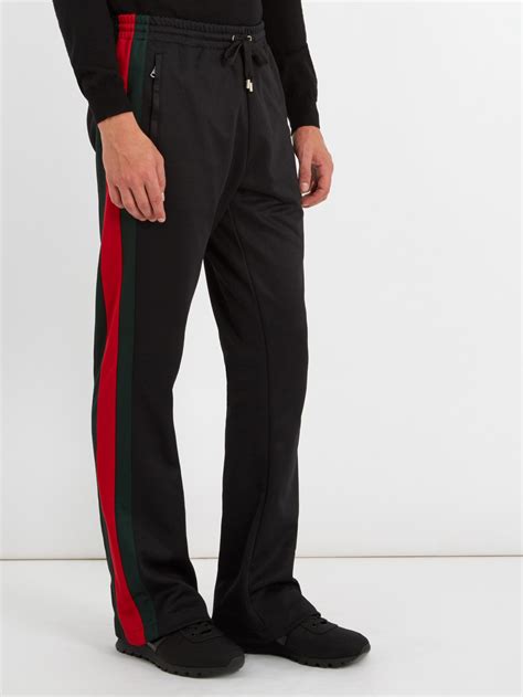 gucci stripe trousers|gucci trousers sale.